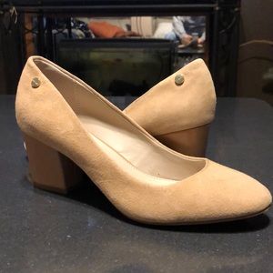 Beautiful beige Calvin Klein closed toe heels